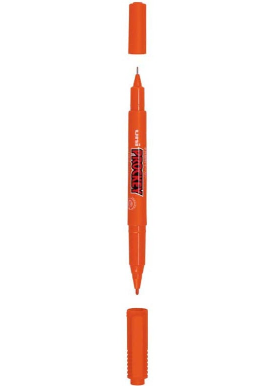 Uni Prockey Dual Tip Pen 0.4/0.9mm Markers