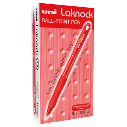 Uni Laknock 1.0mm Retractable Medium Pens