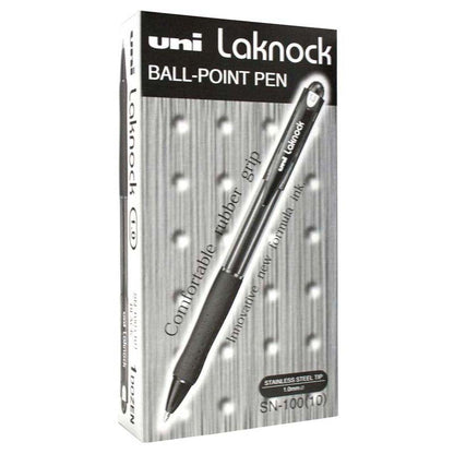 Uni Laknock 1.0mm Retractable Medium Pens