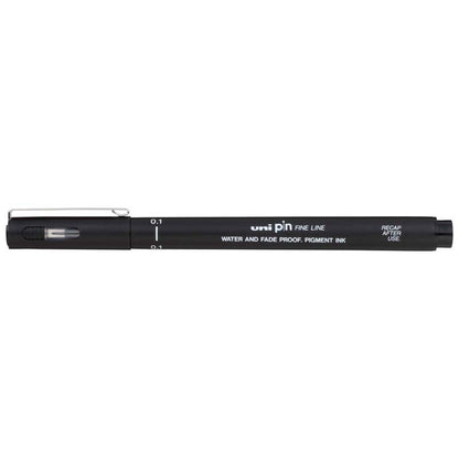 Uni Pin Permanent Pen Black Fineliners