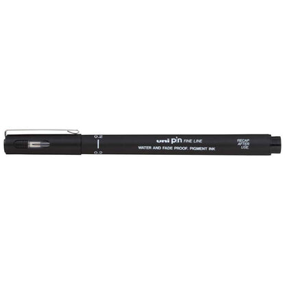 Uni Pin Permanent Pen Black Fineliners