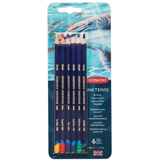 Derwent Inktense Pencils Blister Pack Of 6