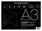 Daler Rowney Series A Graphic Series Layout Paper Pad 45gsm 80 Sheets