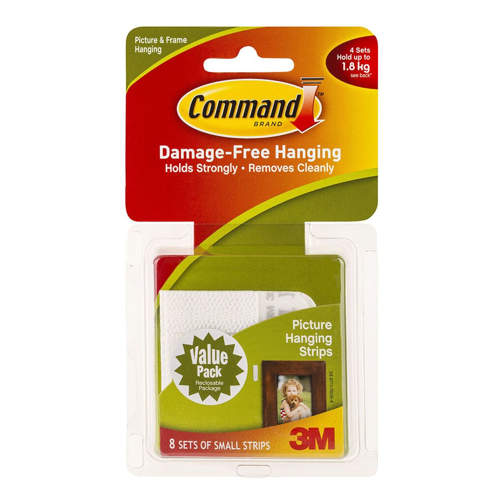 Command Strips Picture Hanging 17205-vp Small White Pack Of 16