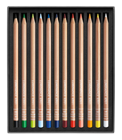 Caran D'ache Luminance 6901 Colouring Pencil Set of 12