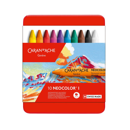 Caran D'ache Neocolor 1 Oil Pastel Set of 10