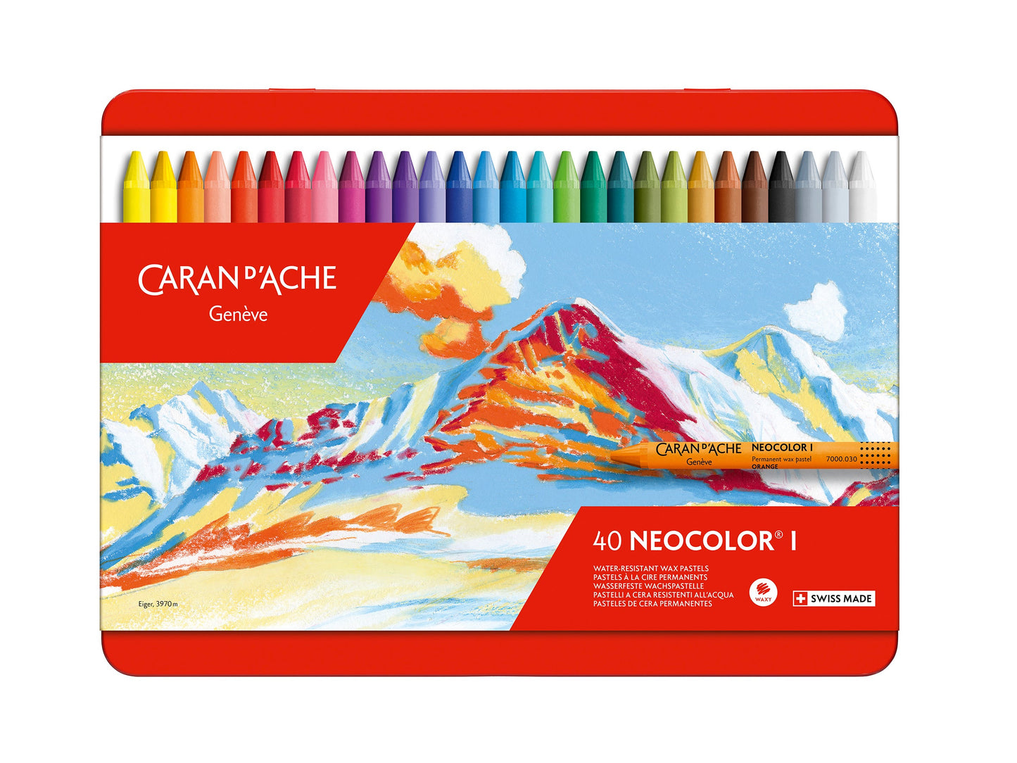 Caran D'ache Neocolor 1 Oil Pastel Set of 40