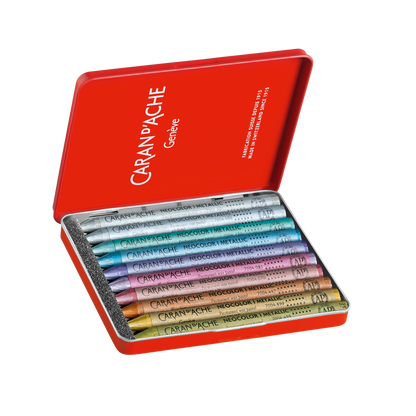 Caran D'ache Neocolor 1 Oil Pastel Set of 10 Metallics