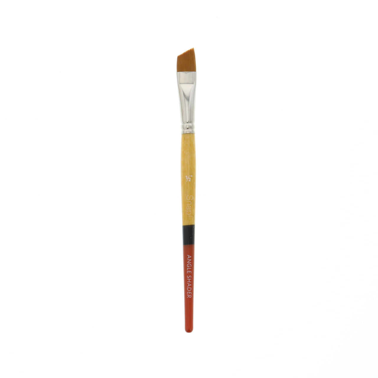 Princeton Snap! 9650 Short Handle Gold Taklon Angle Shader Brushes