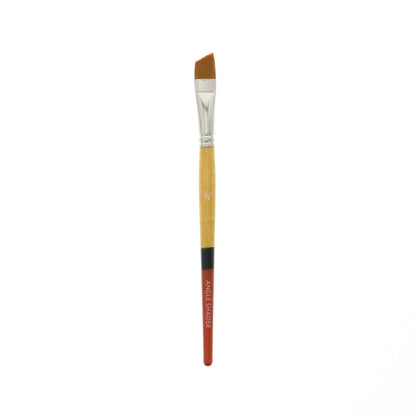 Princeton Snap! 9650 Short Handle Gold Taklon Angle Shader Brushes
