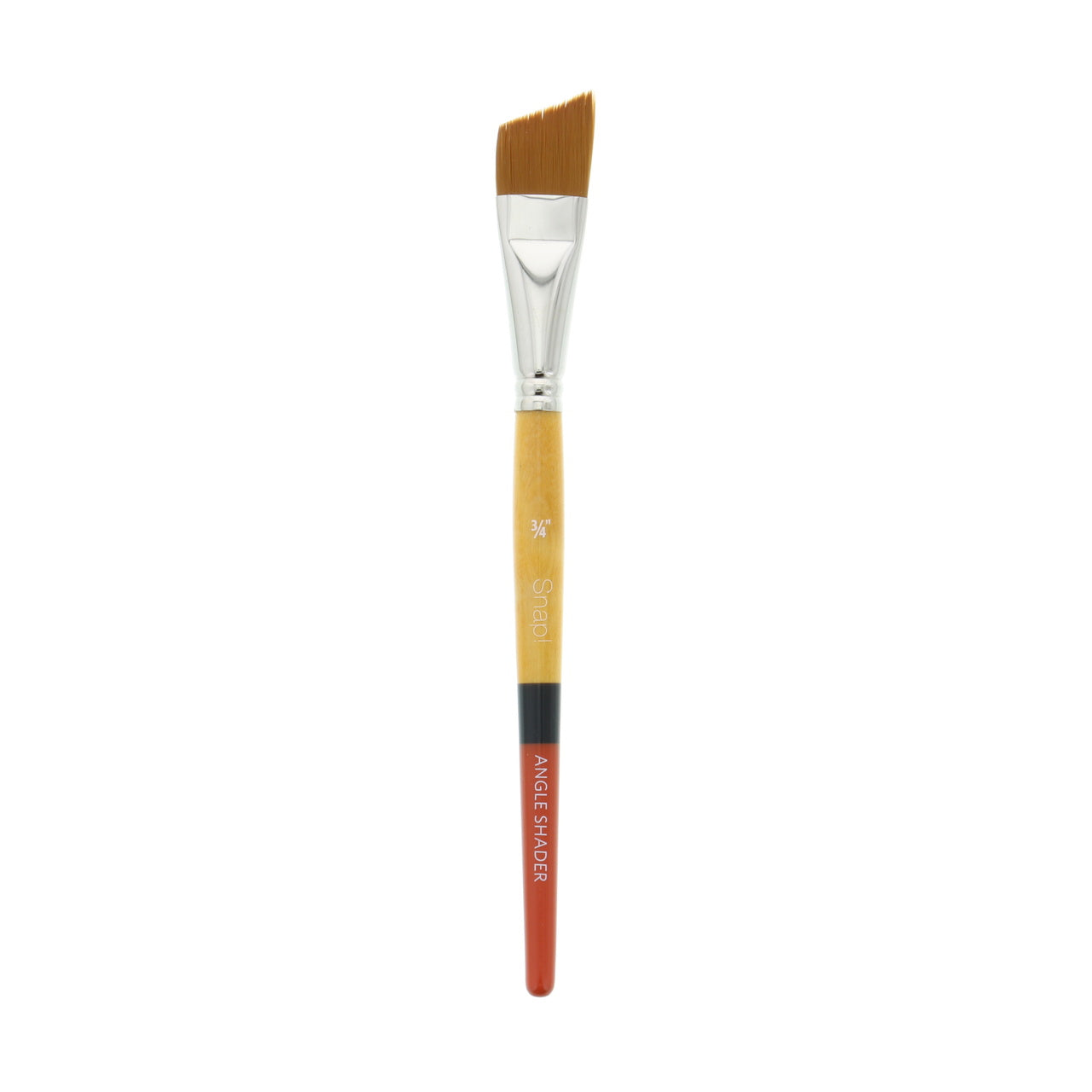 Princeton Snap! 9650 Short Handle Gold Taklon Angle Shader Brushes