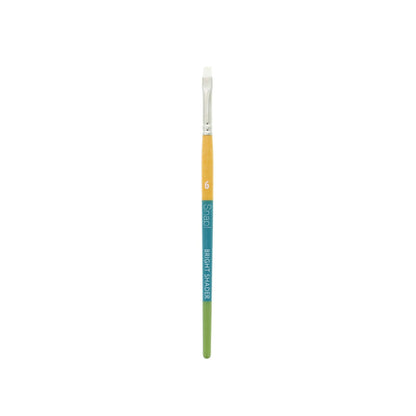 Princeton Snap! 9850 Short Handle White Taklon Bright Shader Brushes