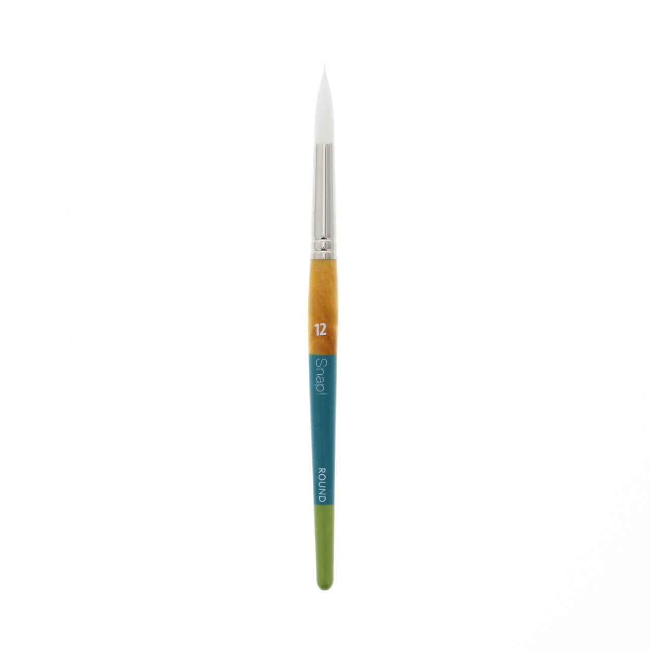 Princeton Snap! 9850 Short Handle White Taklon Round Brushes
