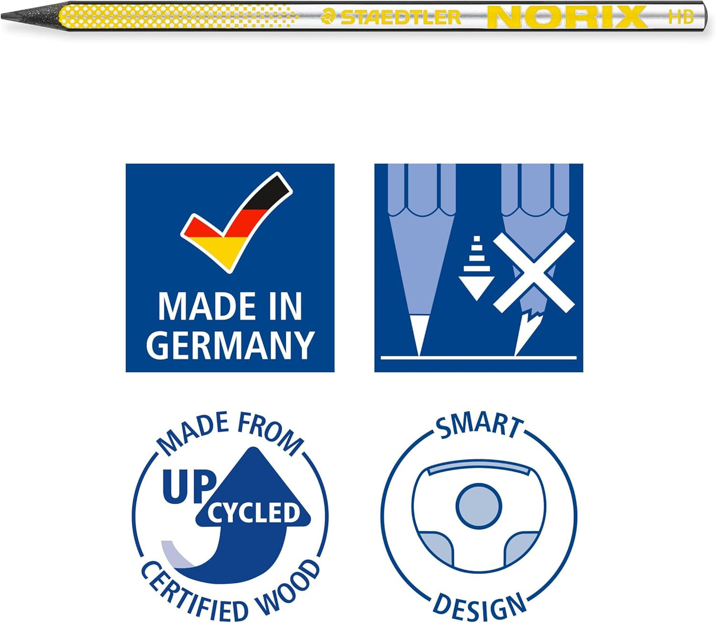 STAEDTLER NORIX® 181 Blister Card with 3 Pencils