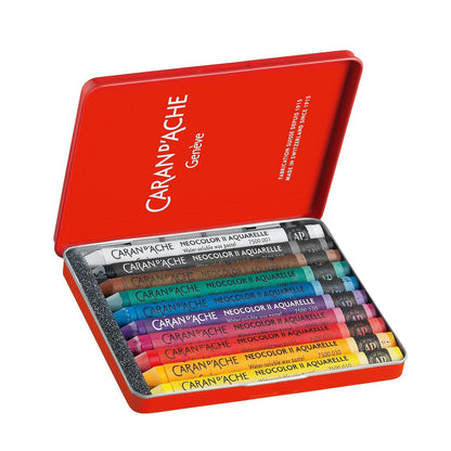 Caran D'ache Neocolor II Aquarelle Crayons Set of 10
