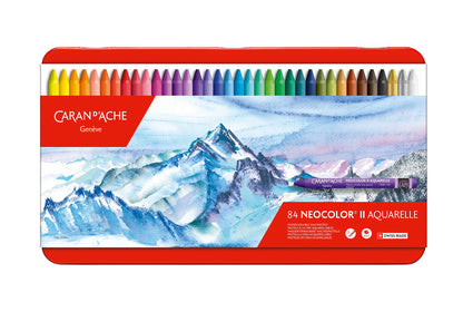 Caran D'ache Neocolor II Aquarelle Crayons Set of 84