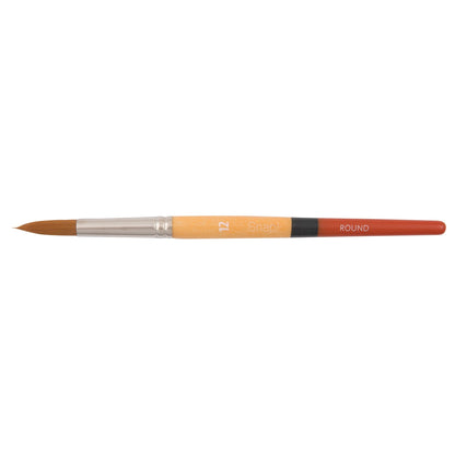 Princeton Snap! 9650 Short Handle Gold Taklon Round Brushes
