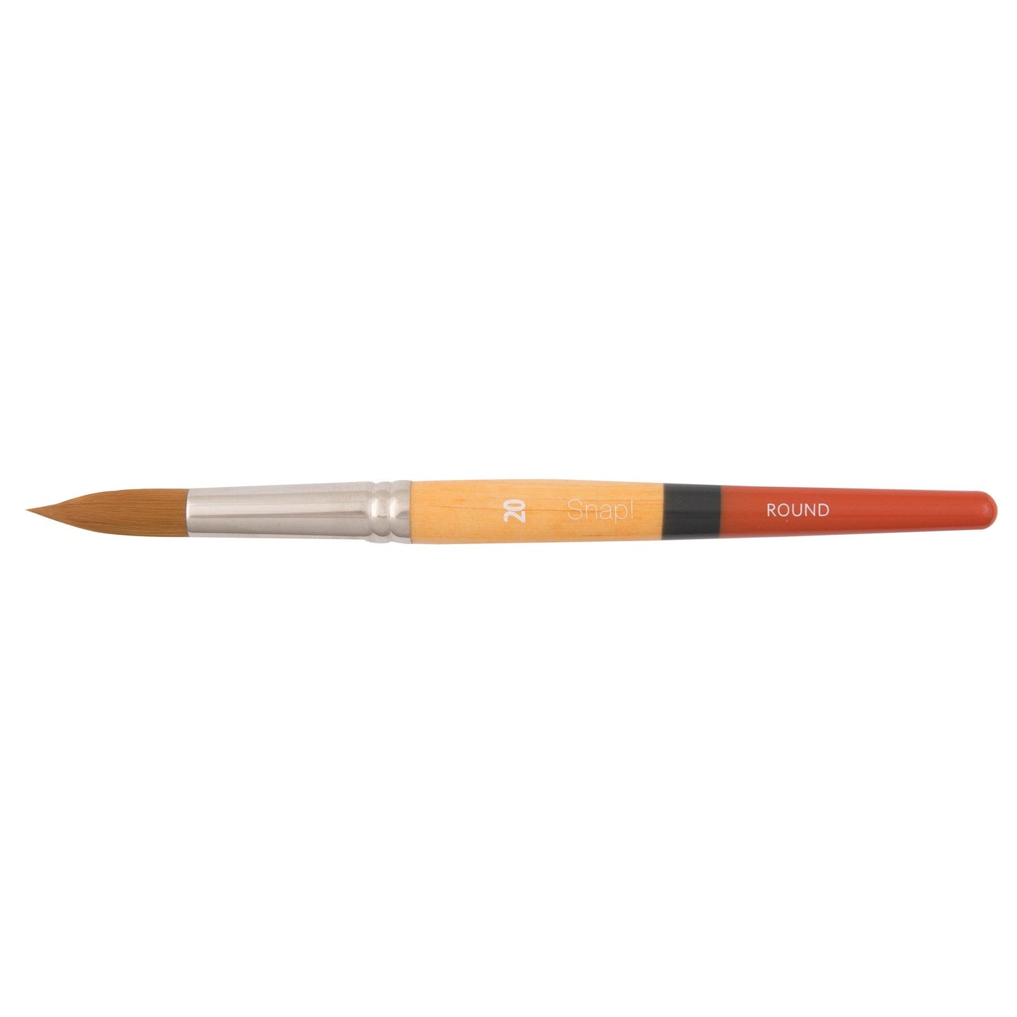 Princeton Snap! 9650 Short Handle Gold Taklon Round Brushes