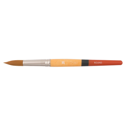 Princeton Snap! 9650 Short Handle Gold Taklon Round Brushes