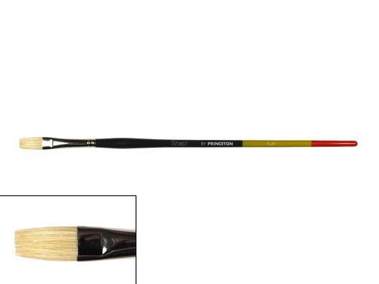 Princeton Snap! 9700 Long Handle Natural Bristle Flat Brushes