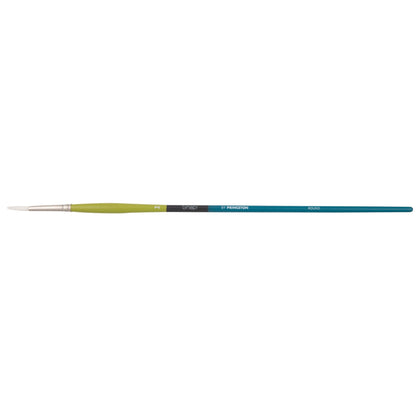 Princeton Snap! 9800 Long Handle White Synthetic Taklon Round Brushes