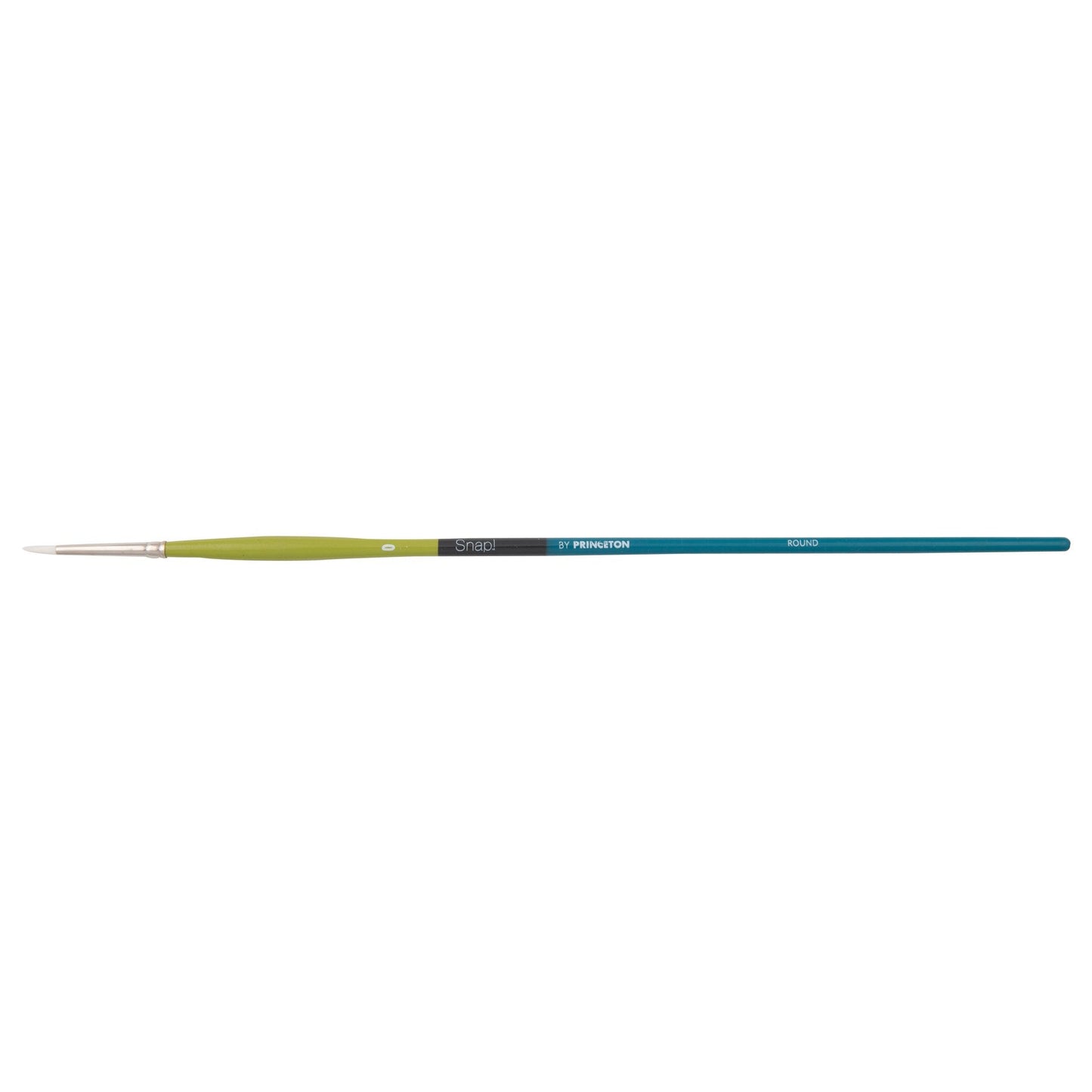 Princeton Snap! 9800 Long Handle White Synthetic Taklon Round Brushes