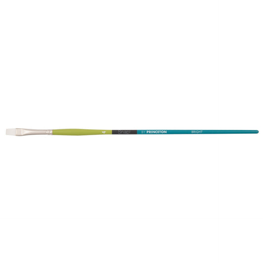 Princeton Snap! 9800 Long Handle White Synthetic Taklon Bright Brushes
