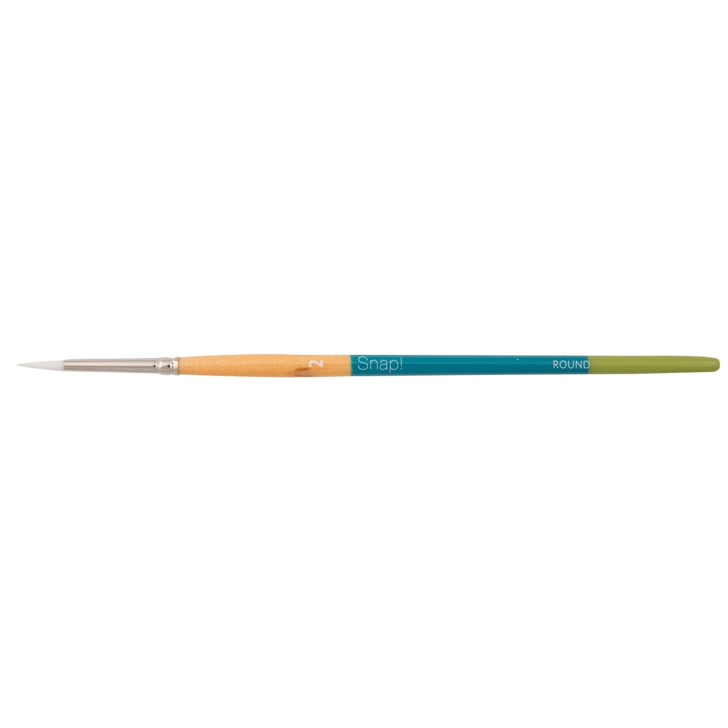 Princeton Snap! 9850 Short Handle White Taklon Round Brushes