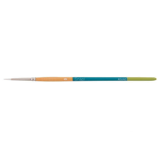 Princeton Snap! 9850 Short Handle White Taklon Round Brushes