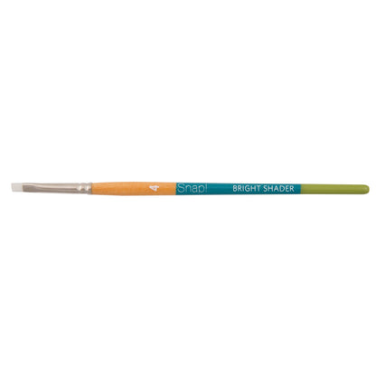 Princeton Snap! 9850 Short Handle White Taklon Bright Shader Brushes