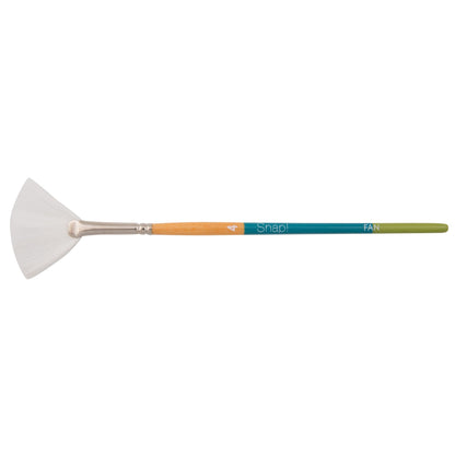 Princeton Snap! 9850 Short Handle White Taklon Fan Size 4 Brush