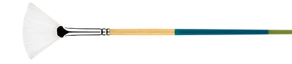 Princeton Snap! 9850 Short Handle White Taklon Fan Size 4 Brush