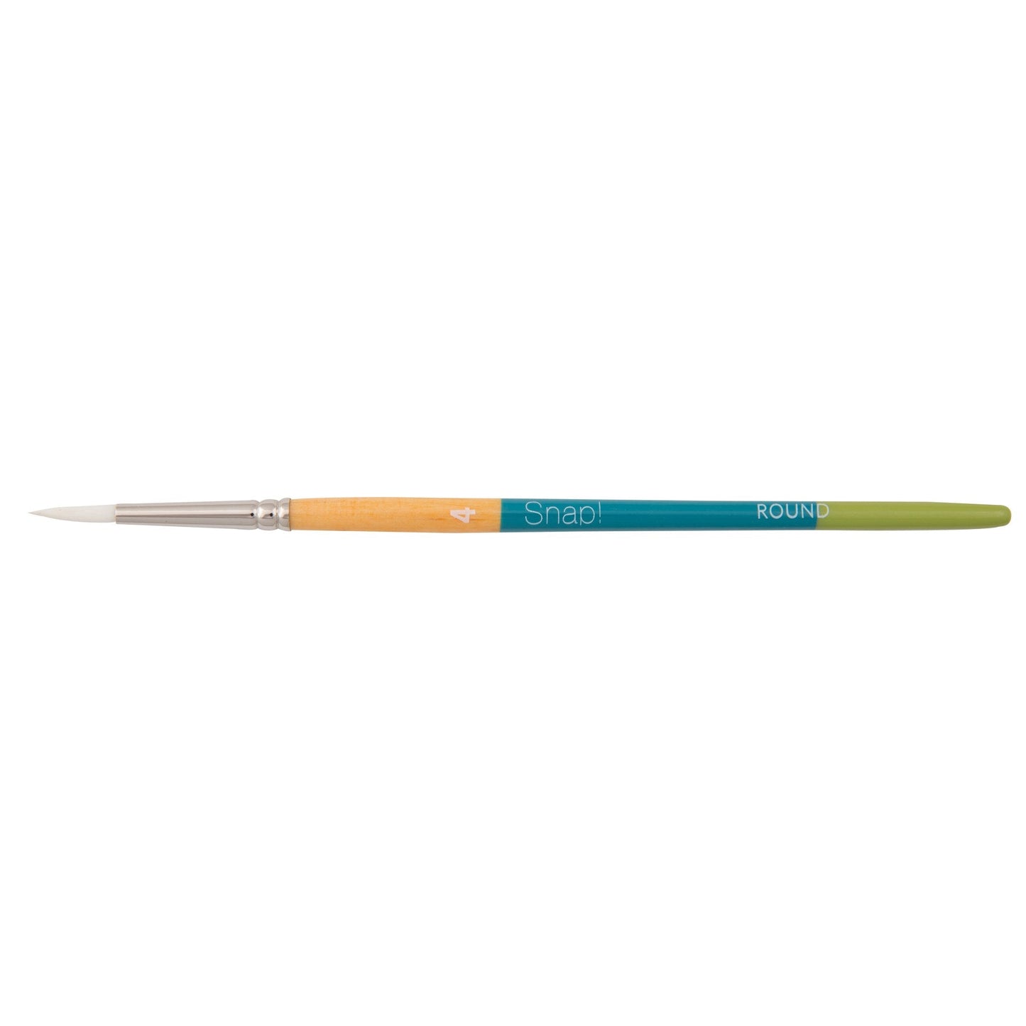 Princeton Snap! 9850 Short Handle White Taklon Round Brushes