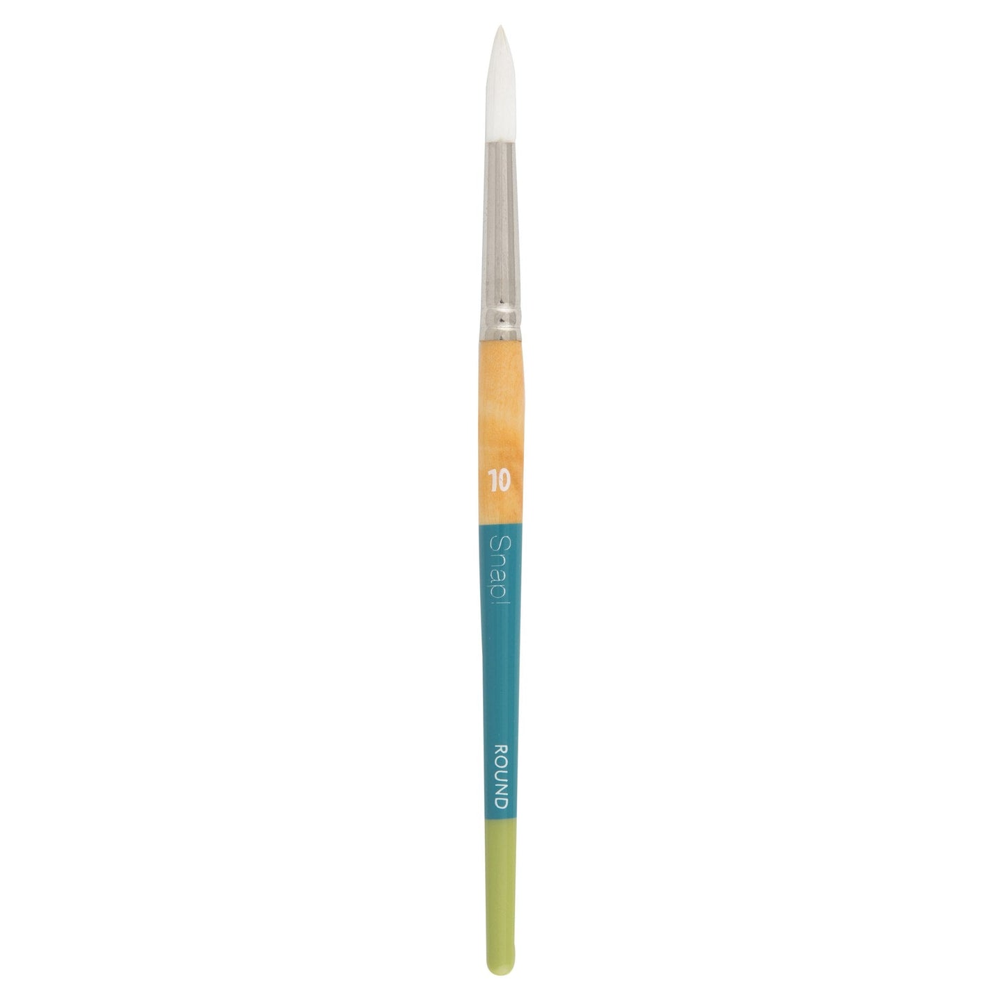 Princeton Snap! 9850 Short Handle White Taklon Round Brushes