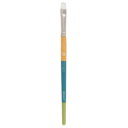 Princeton Snap! 9850 Short Handle White Taklon Bright Shader Brushes