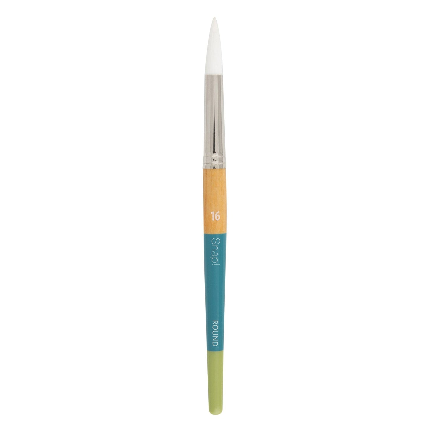Princeton Snap! 9850 Short Handle White Taklon Round Brushes
