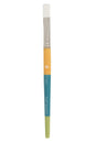 Princeton Snap! 9850 Short Handle White Taklon Flat Shader Brushes