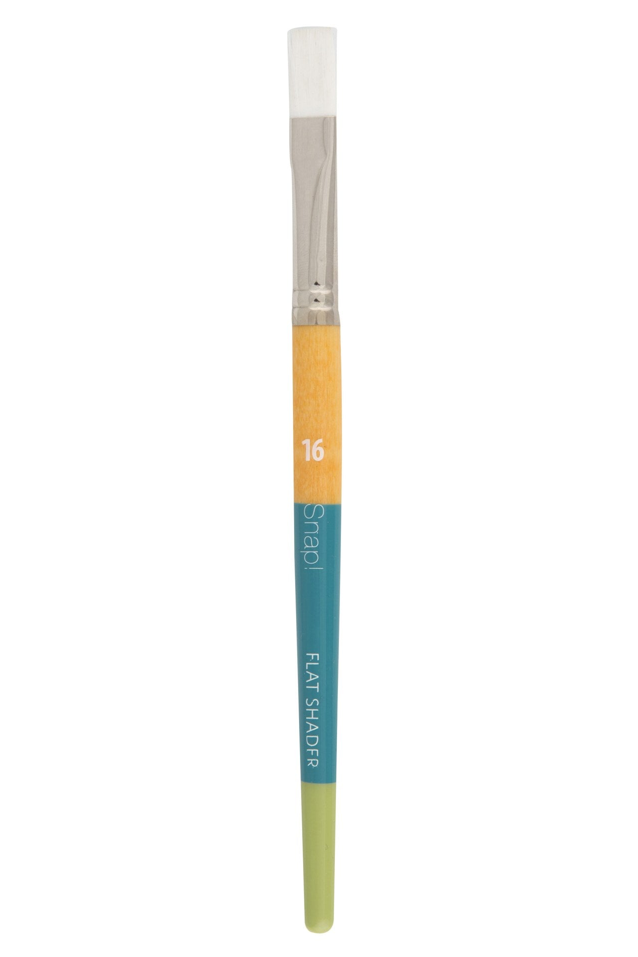 Princeton Snap! 9850 Short Handle White Taklon Flat Shader Brushes