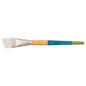 Princeton Snap! 9850 Short Handle White Taklon Angle Shader Size 1 Brush