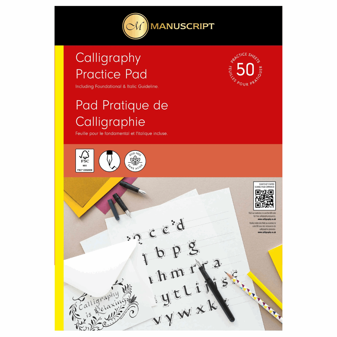 Manuscript A4 80gsm 50 Sheet Practice Pad