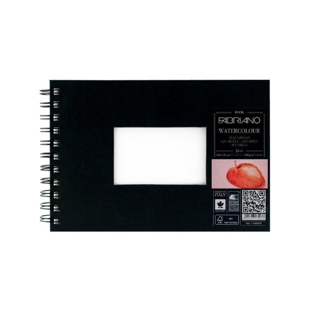Fabriano Watercolour Spiral 300gsm 25 Sheet Books