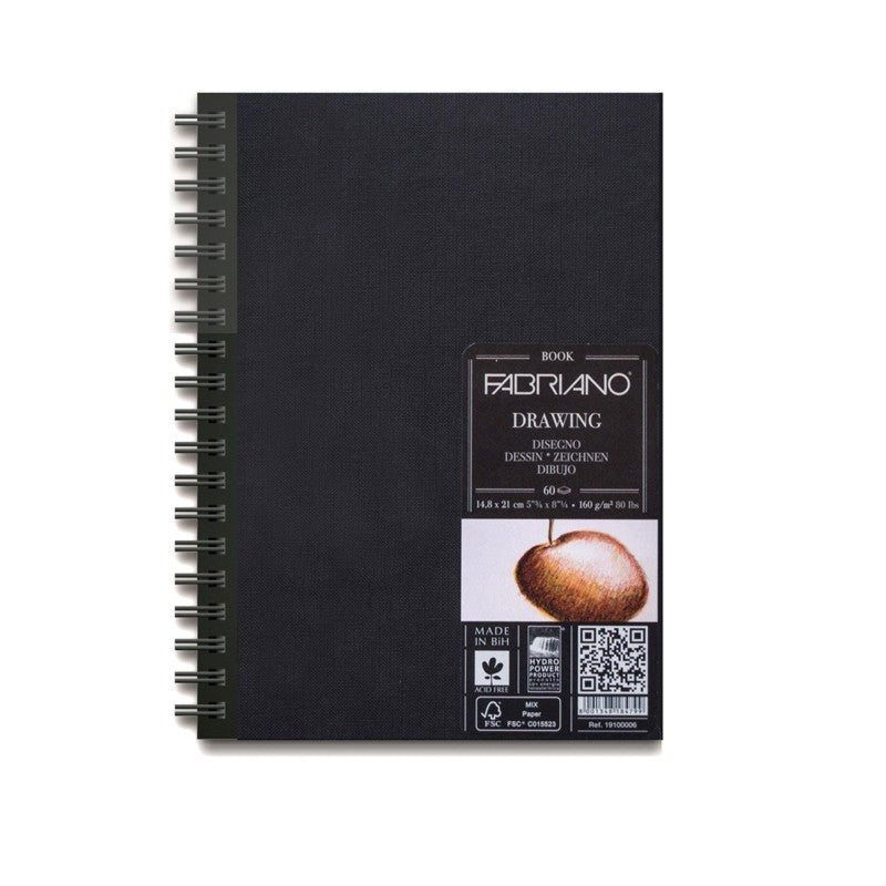 Fabriano Spiral 160gsm 60 Sheet Drawing Books