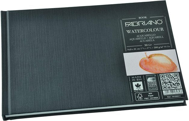 Fabriano Watercolour Bound 200gsm 30 Sheet Books