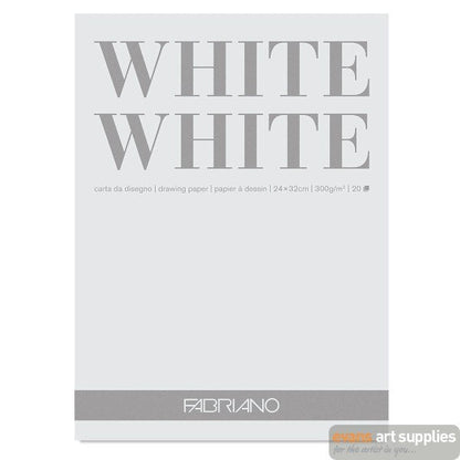 Fabriano White 300gsm 20 Sheet Pads