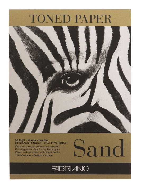 Fabriano Toned 120gsm Sand 50 Sheet Pads