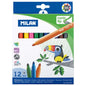 Milan Conic Tip Fibre Pens Set of 12
