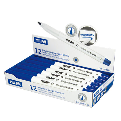 Milan Fine Bullet Tip 3.7mm Whiteboard Markers