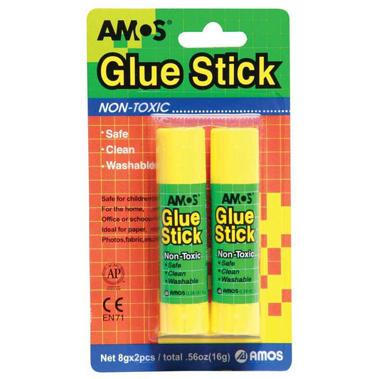 Amos 8gm Glue Sticks Set of 2
