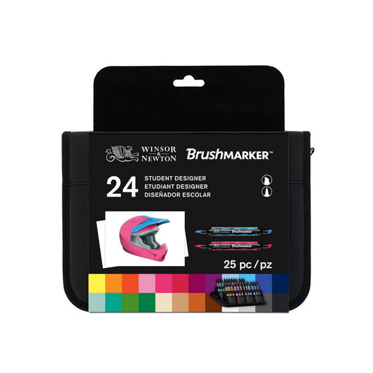 Winsor & Newton Promarker BrushMarkers Set of 24