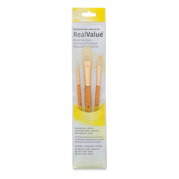 Princeton Real Value Natural Bristle 9103 Brushes Set Of 3